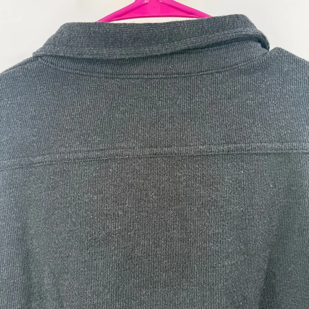 J.Crew Shacket Sweater Shirt Men’s XL Long-sleeve textured button cotton blend